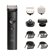 Deals, Discounts & Offers on Beauty Care - Mi Grooming Kit Pro, Face, Hair, Body - Everything-in-One Professional Styling Trimmer, Body Grooming, Nose & Ear Hair Trimming, Hair Clippers, Beard Combs, Quick Charge and 90 Mins Run Time, Black