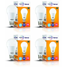 Deals, Discounts & Offers on  - wipro Garnet Base E27 7-Watt LED Bulb (Pack of 4, Cool Day Light)