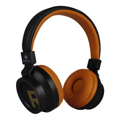 Deals, Discounts & Offers on Headphones - ZEBRONICS Zeb-Bang Bluetooth Wireless Over Ear Headphones with Mic (Orange)