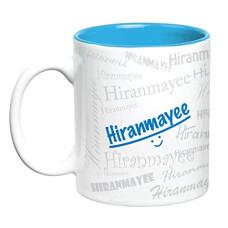 Deals, Discounts & Offers on  - Hot Muggs Me Graffiti Mug - Hiranmayee Personalised Name Ceramic, 315 ml, 1 Unit