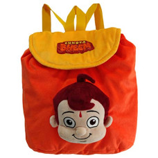 Deals, Discounts & Offers on  - Chhota Bheem Plush 3d Face Plush Bag - Orange Orange