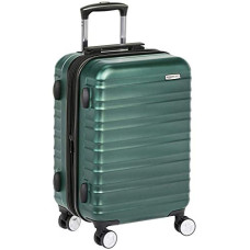 Deals, Discounts & Offers on  - AmazonBasics Premium Hardside Spinner Luggage with Built-In TSA Lock - 20-Inch Carry-on, Green