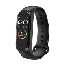 Deals, Discounts & Offers on Electronics - PunnkFunnk PFM4 Smart Band & Fitness Band & Activity Tracker & Heart Rate Sensor & Step Tracking All Android Device & iOS Device (Black)