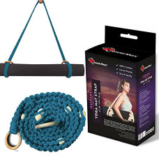 Deals, Discounts & Offers on  - PowerMax Fitness 100% Cotton Macram Boho Style Hand Woven Yoga Mat Carrying Strap, Multi-Purpose Strap/Carrier