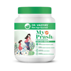 Deals, Discounts & Offers on  - DR. VAIDYA'S new age ayurveda My Prash Chyawanprash - 500 g |for Daily Health, Everyday Immunity Booster,Stamina & Energy, Ayurvedic, Natural Herbs, All Age Groups, Rich in Antioxidants, Anti-aging