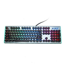Deals, Discounts & Offers on  - HP GK600YS RGB Backlit Wired Mechanical Gaming Keyboard with Blue Mechanical Switches, Scratch Resistant Aluminium Panel, Auto Sleep Mode with 4 LED Indicators and Windows Key Lock (4QN15AA)