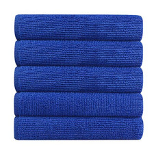 Deals, Discounts & Offers on Home Improvement - Bathla Spic & Span Multi Purpose Micro Fiber Cleaning Cloth - 340 GSM: 30cmx30cm (Pack of 5 - Dark Blue)