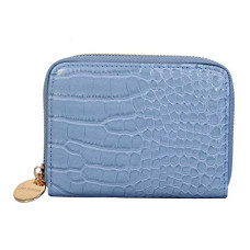 Deals, Discounts & Offers on Bags, Wallets & Belts - Lino Perros Womens Synthetic Leather Wallet (Blue)