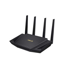 Deals, Discounts & Offers on  - ASUS AX3000 Dual Band WiFi 6 (802.11ax) Router Supporting MU-MIMO and OFDMA Technology, with AiProtection Pro Network Security Powered by Trend Micro, Compatible with ASUS AiMesh WiFi System, Black