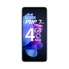 Deals, Discounts & Offers on Electronics - Tecno POP 7 Pro (Uyuni Blue, 2GB RAM,64GB Storage) | Type C Port | 12MP Dual Camera | Up to 4GB RAM with Memory Fusion