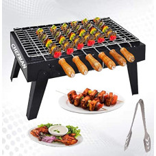 Deals, Discounts & Offers on  - Chefman Premium Barbeque Grill with 6 Skewers Coal-Base Gardening Barbeque (Black)