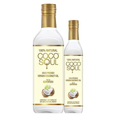 Deals, Discounts & Offers on Lubricants & Oils - Coco Soul Cold Pressed Natural Virgin Coconut Oil From the makers of Parachute,1 L+250 ml
