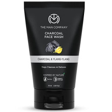 Deals, Discounts & Offers on Beauty Care - The Man Company Charcoal Face Wash | Anti Pollution, Acne Oil Control | Deep Cleansing | Blackheads Removal | All Skin Types - 75 ml
