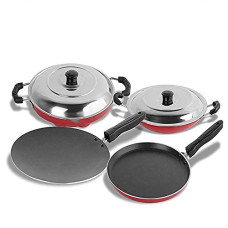 Deals, Discounts & Offers on Cookware - BMS lifestyle Non-Stick (4 Pcs Cookware Set Combo)