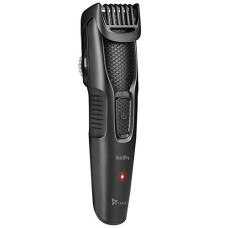 Deals, Discounts & Offers on Health & Personal Care - Syska HT200 PRO Beard Pro Cordless Rechargeable Trimmer - 10 Length Settings; 45 Min Runtime (Black)