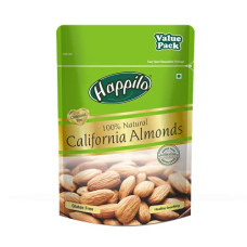 Deals, Discounts & Offers on  - Happilo 100% Natural Premium California Almonds 1kg Value Pack Pouch | Premium Badam Giri | High in Fiber & Boost Immunity | Real Nuts | Whole Natural Badam