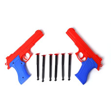 Deals, Discounts & Offers on  - Toyzone Chhota Bheem Softgun-57901 | Shooting Gun| Safe and Long Range | Aim Gun | 6-Play Softgun Darts with 2 Guns | Easy to Load | Pull & Action ProShot |