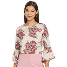Deals, Discounts & Offers on Women - [Size L] Styleville.in Women's Floral Regular Fit Top