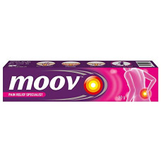 Deals, Discounts & Offers on  - Moov Fast Pain Relief Cream - 50g | Suitable for Back Pain, Muscle Pain, Joint Pain, Knee Pain | 100% Ayurvedic Formula | Suitable