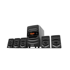 Deals, Discounts & Offers on Electronics - Philips Audio SPA5128B 5.1 CH 40W Bluetooth Multimedia Speakers (Black)