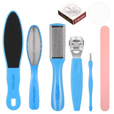 Deals, Discounts & Offers on Beauty Care - Vitalogy - Pedicure Tools for Feet - 8 in 1 Pedicure Kit | Foot Scrubber for Dead Skin, Callus Remover, Foot Scraper, Foot File, Pitchfork, Filer