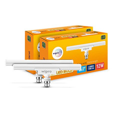 Deals, Discounts & Offers on  - wipro 12W 3D Led Bulb (White, Pack of 2, B22D)