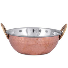 Deals, Discounts & Offers on Cookware - Crockery Wala And Company Copper Steel Kadhai Wok Bowl