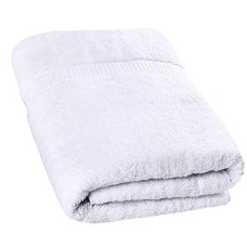 Deals, Discounts & Offers on  - Kuber Industries 400 GSM Cotton Bath Towel | Super Absorbent Towel | Bath Towel For Men And Women | Lightweight & Odour Free | Pack of 1 I WHITE