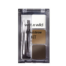 Deals, Discounts & Offers on Beauty Care - Wet n Wild, Ultimate Brow Kit, Eyebrow Kit to Shape, Define and Fill the Eyebrows, Kit with 1 Brow Wax, 2 Fixing Powders, 1 Brush and 1 Tweezers, Vegan Product, Ash Brown