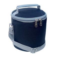 Deals, Discounts & Offers on  - Aafeen Black P.U Lunch/Tiffin Bag (Afn623, Without Containers, Size-6.5 x 6 x 6