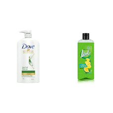 Deals, Discounts & Offers on Beauty Care - Dove Hair Fall Rescue Shampoo, 1L & Liril Lemon and Tea Tree Oil Body Wash, 250 ml