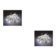 Deals, Discounts & Offers on  - tu casa DW-427 - LED Copper Wire String Light Battery Operated - 5 Mtrs - White - Set of 2