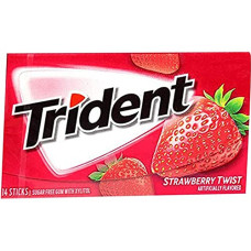 Deals, Discounts & Offers on  - Trident Strawberry Twist Sugar Free Gum, 14 Sticks, 26 g
