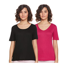 Deals, Discounts & Offers on Women - [Size 2XL] Indigo Women's Regular Fit T-Shirt