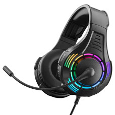 Deals, Discounts & Offers on Accessories - NiTHO SPECTRA STEREO GAMING HEADSET with Noise Canceling Mic & RGB LED Light, Compatible with PC/PS4/PS5/Xbox One/XBOX series X S/Switch/Phones (PC adaptor included)