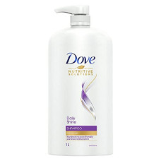 Deals, Discounts & Offers on Beauty Care - Dove Daily Shine Shampoo 1 L, For Damaged Or Frizzy Hair, Makes Hair Soft, Shiny And Smooth - Mild Daily Shampoo For Men & Women