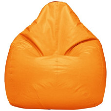 Deals, Discounts & Offers on Furniture - Amazon Brand - Solimo XXL Bean Bag Cover (Orange)