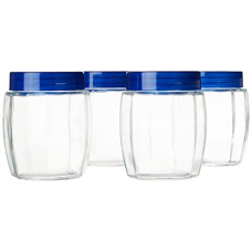 Deals, Discounts & Offers on  - YERA K-Series Pantry Jars, 560 ml, 4 Piece
