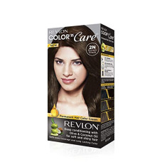 Deals, Discounts & Offers on Beauty Care - Revlon Color N Care Permanent Hair Color Cream With Olive & Coconut Oil, 271g - Brown Black 2N