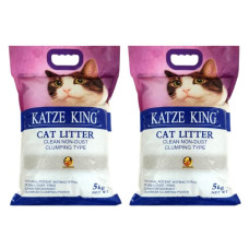 Deals, Discounts & Offers on  - Foodie Puppies Katze King Apple Fragrance Cat Litter Clean Non-Dust Clumping Type Exclusive Scoopable with Odour Control (5kg, Pack of 2)