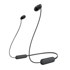 Deals, Discounts & Offers on Headphones - (Renewed) Sony WI-C100 Wireless Earphones with 25 Hrs Battery, Quick Charge, DSEE-Upscale, Splash Proof (IPX4), 360RA, Clear Bass, Fast Pair, in-Ear Bluetooth Headset with mic (Black)