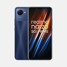 Deals, Discounts & Offers on Electronics - realme narzo 50i Prime (Dark Blue 3 GB RAM +32 GB Storage) Octa-core Processor | 5000 mAh Battery