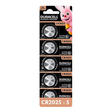 Deals, Discounts & Offers on Electronics - Duracell CR2025 3V Lithium Coin Battery, 5 pcs, 2025 Coin Button Cell Battery, DL2025