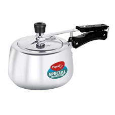 Deals, Discounts & Offers on Cookware - Pigeon by Stove Kraft 14540 Induction Base Inner Lid Aluminium Pressure Cooker, 3L, Silver