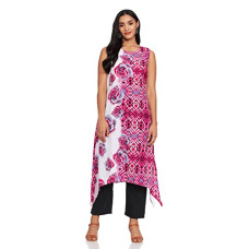 Deals, Discounts & Offers on Women - [Size M] Rain & Rainbow Women's Straight Kurta