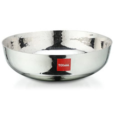 Deals, Discounts & Offers on Cookware - Tosaa Stainless Steel Matahr Tasla Size 9, 18Cm, Silver