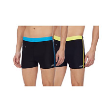 Deals, Discounts & Offers on  - I-Swim Mens Costume Is-010 Size 2Xl Black/Yellow With Is-010 Size 2Xl Black/Sky Pack Of 2 And Swimming Goggles Is-506