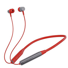 Deals, Discounts & Offers on Headphones - ZEBRONICS Zeb-Evolve 5.0 Bluetooth Wireless in Ear Earphones with Mic with Voice Assistant, Rapid Charge, Dual Pairing, Call Function and Magnetic Earpiece (Metallic Red)