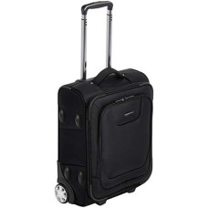 Deals, Discounts & Offers on  - AmazonBasics Softside Carry-On Luggage Suitcase With TSA Lock And Wheels - 19 inch 48 cm, Black