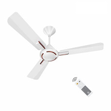 Deals, Discounts & Offers on  - Havells Ambrose 1200mm Energy Saving with Remote Control 5 Star Decorative BLDC Ceiling Fan (Pearl White Wood, Pack of 1)